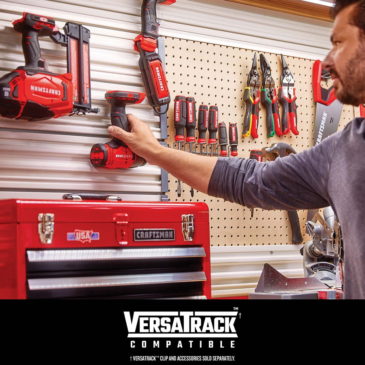 CRAFTSMAN V20* Cordless 8-Tool Combo Kit with (2) 2.0Ah Batteries and Charger – Reconditioned