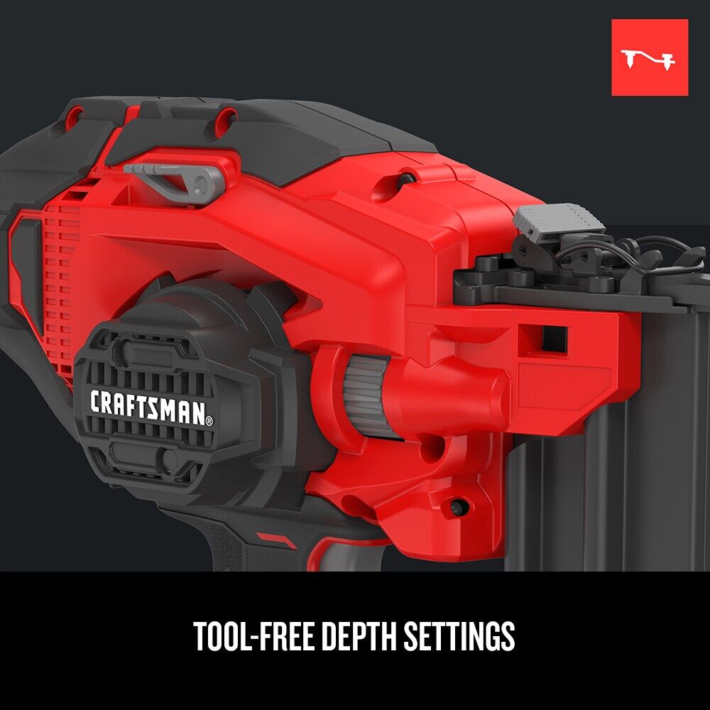 CRAFTSMAN V20* Engrapadora de clavos sin cuerda con (1) batería de 1.5Ah y cargador – Reacondicionada