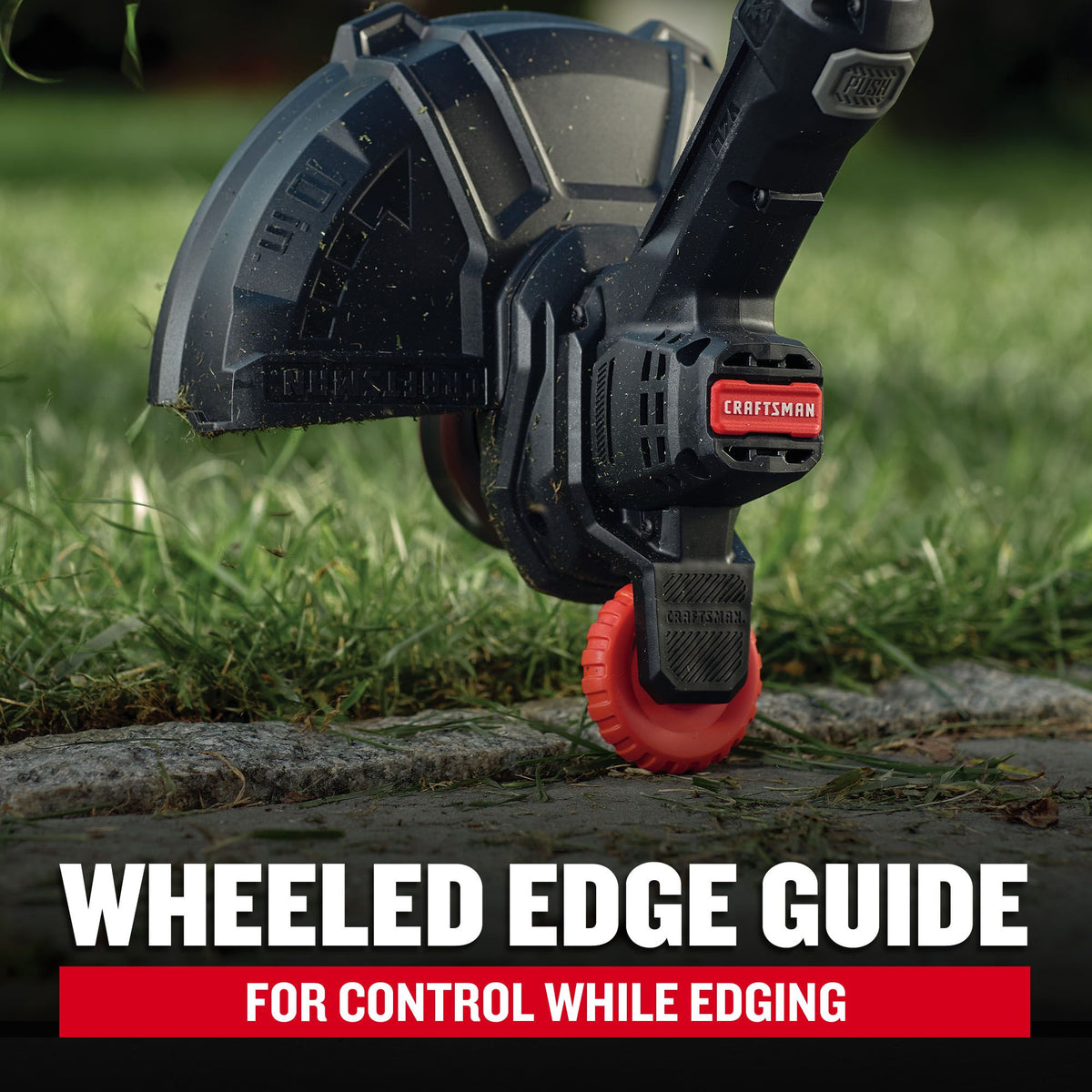 CRAFTSMAN V20* Cordless 10-Inch WEEDWACKER String Trimmer and Edger Kit with (1) 2.0Ah Battery and Charger – Reconditioned