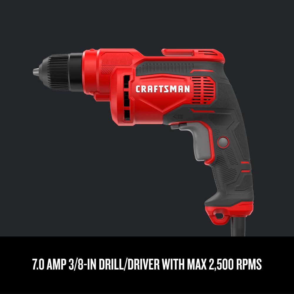 CRAFTSMAN Corded 3/8-Inch Electric Drill/driver (7 Amp) – Reconditioned