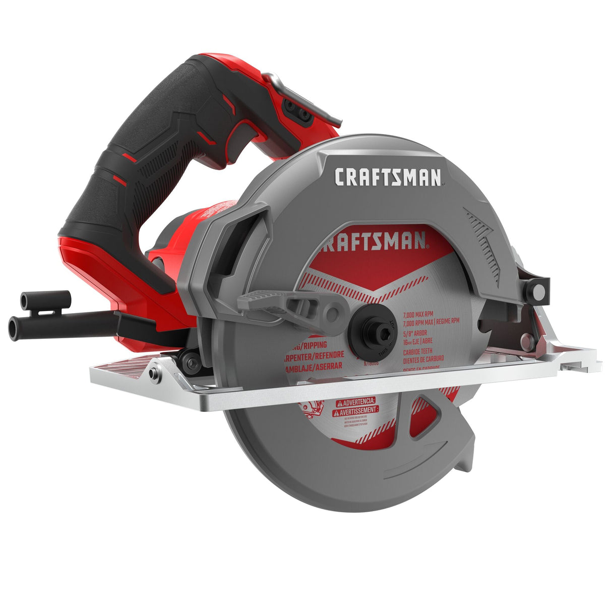 Sierra circular eléctrica con cable CRAFTSMAN de 7-1/4 pulgadas (15 amperios) – Reacondicionada