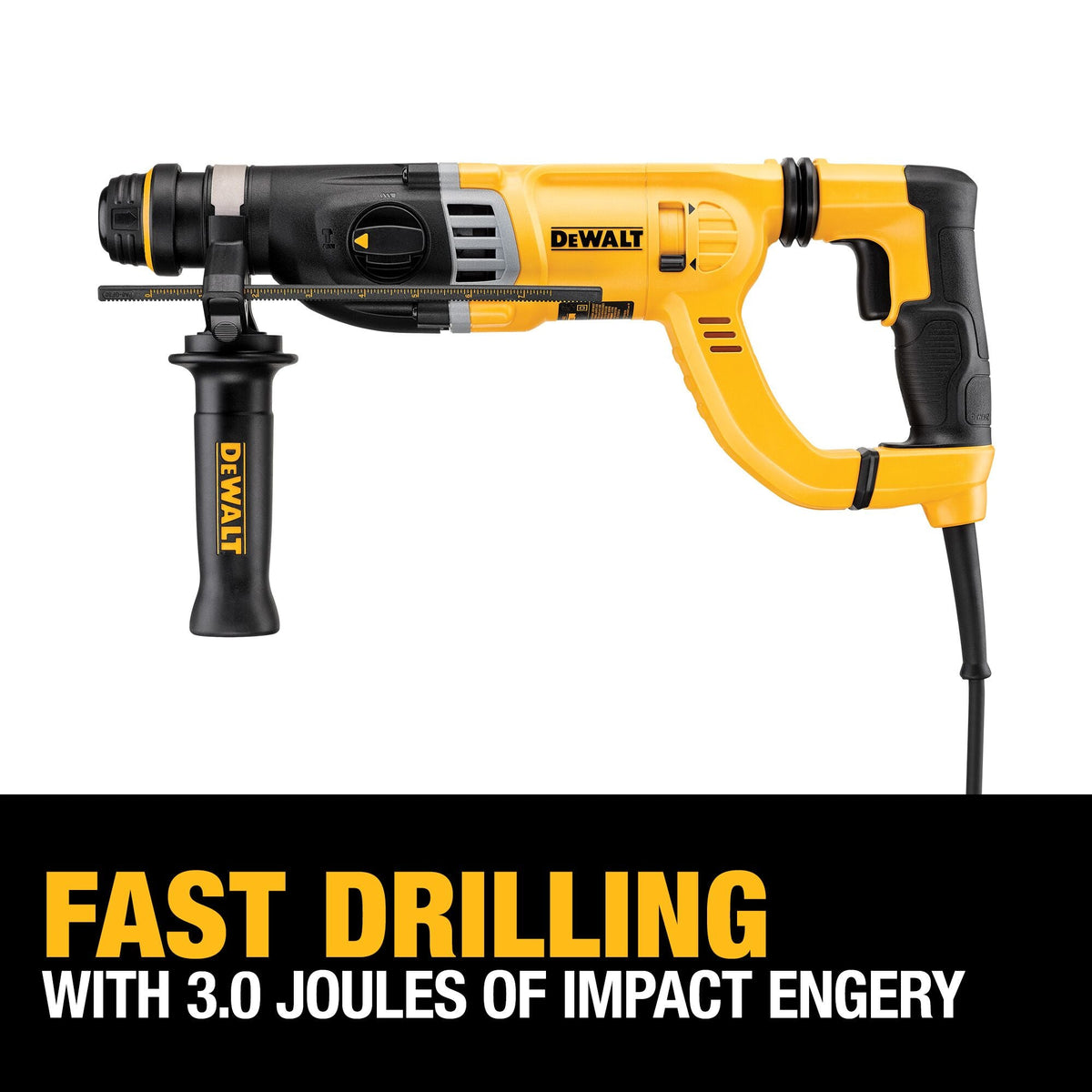 DEWALT 1-1/8-Inch (29mm) Corded Electric SDS PLUS D-Handle Hammer Kit – Reconditioned