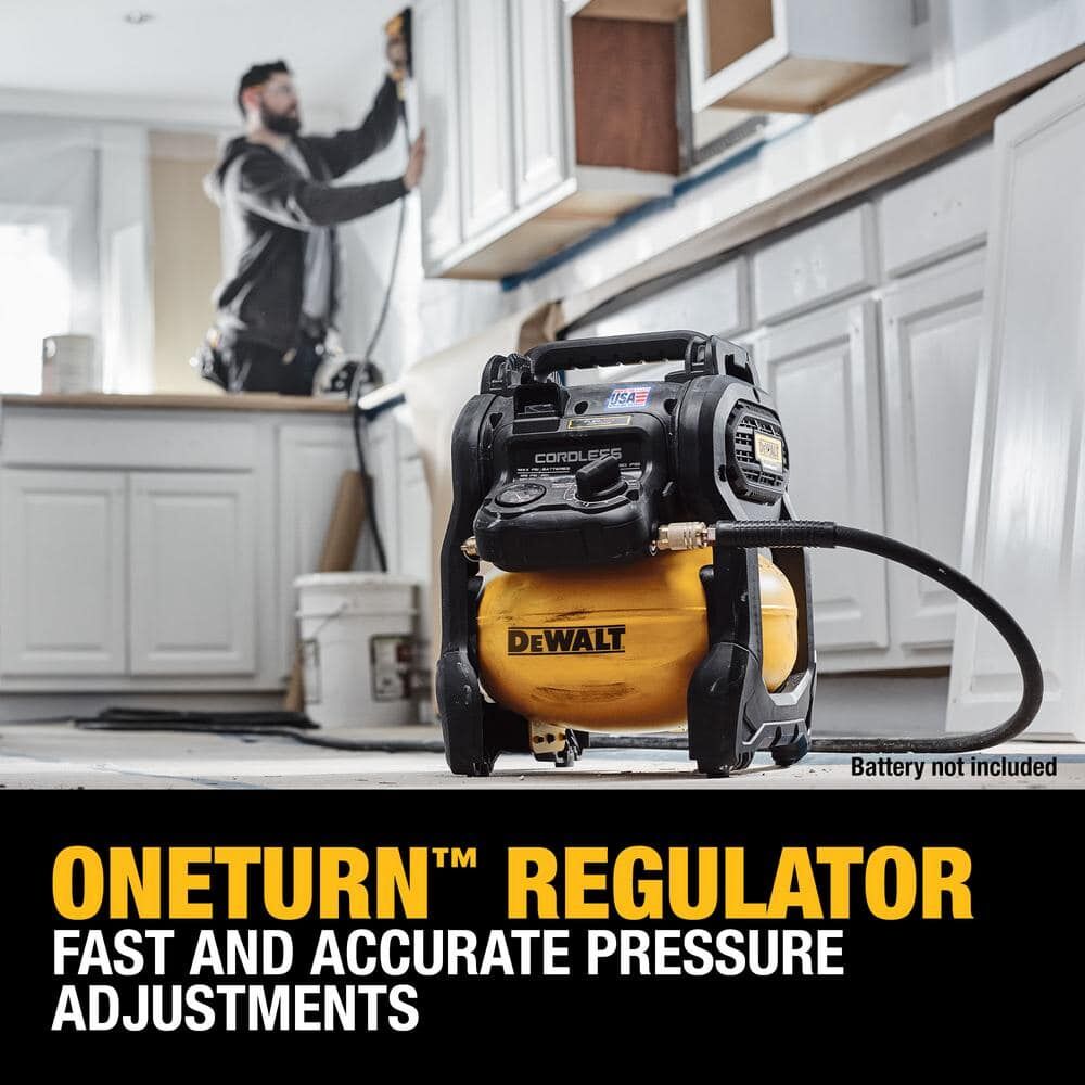 DEWALT 20V MAX* 2-1/2 Gal. Brushless Cordless Air Compressor (Tool Only) – Reconditioned