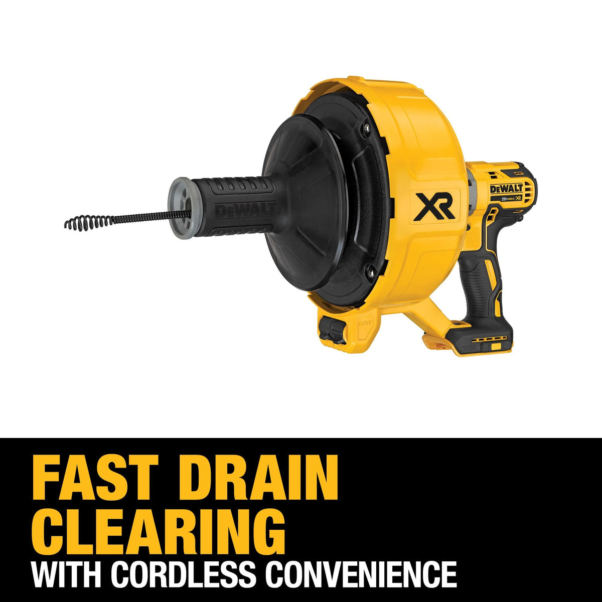 DEWALT 20V MAX* XR Brushless Drain Snake (Tool Only) – Reconditioned