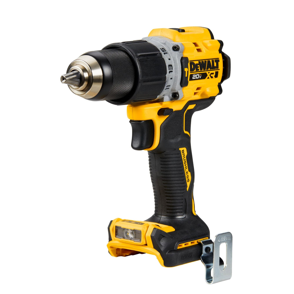 Taladro/destornillador percutor inalámbrico sin escobillas DEWALT 20V MAX* XR de 1/2 pulg. (Solo herramienta) – Reacondicionado