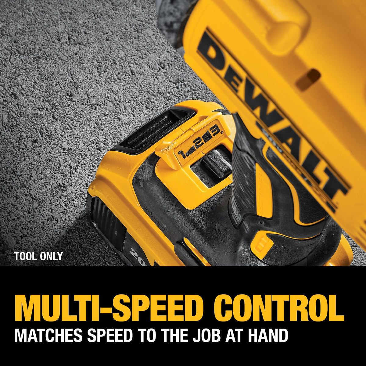 Llave de impacto inalámbrica DEWALT 20V MAX* XR sin escobillas de 1/2 pulgada (13 mm) de alto par de apriete con yunque de retén (solo herramienta) – Reacondicionada