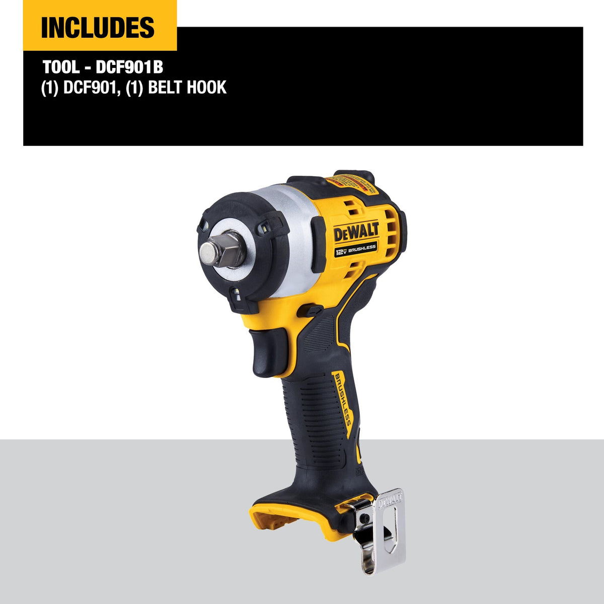 DEWALT XTREME 12V MAX* Brushless 1/2 in. Cordless Impact Wrench (Tool Only) – Reconditioned