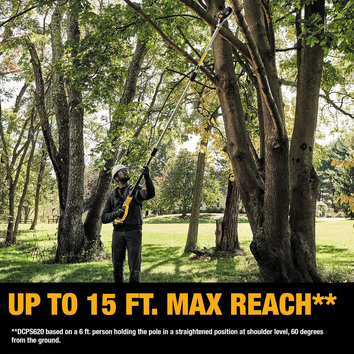 DEWALT 20V MAX* Brushless Cordless Pole Saw and Pole Hedge Trimmer Combo Kit – Reconditioned