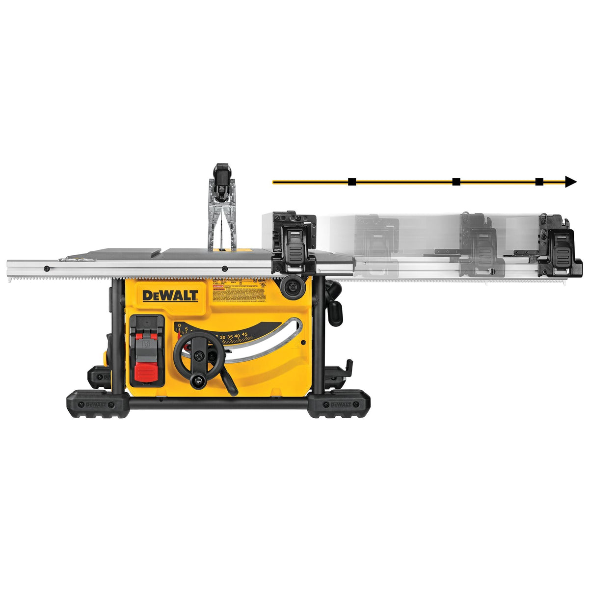 DEWALT 15 Amp 8-1/4 in. Compact Portable Jobsite Table Saw – Reconditioned
