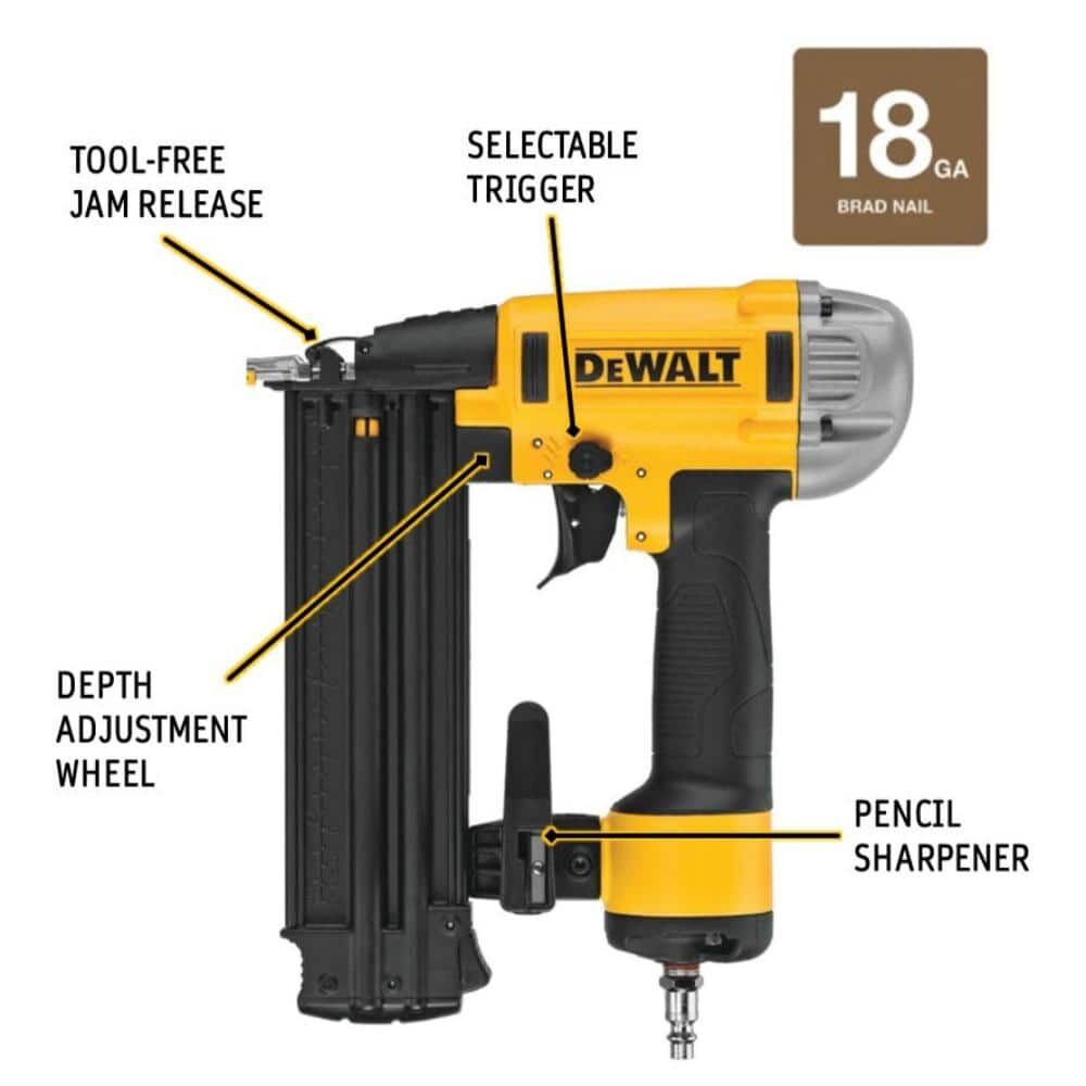 DEWALT 18 GA Precision Point Brad Nailer – Reconditioned
