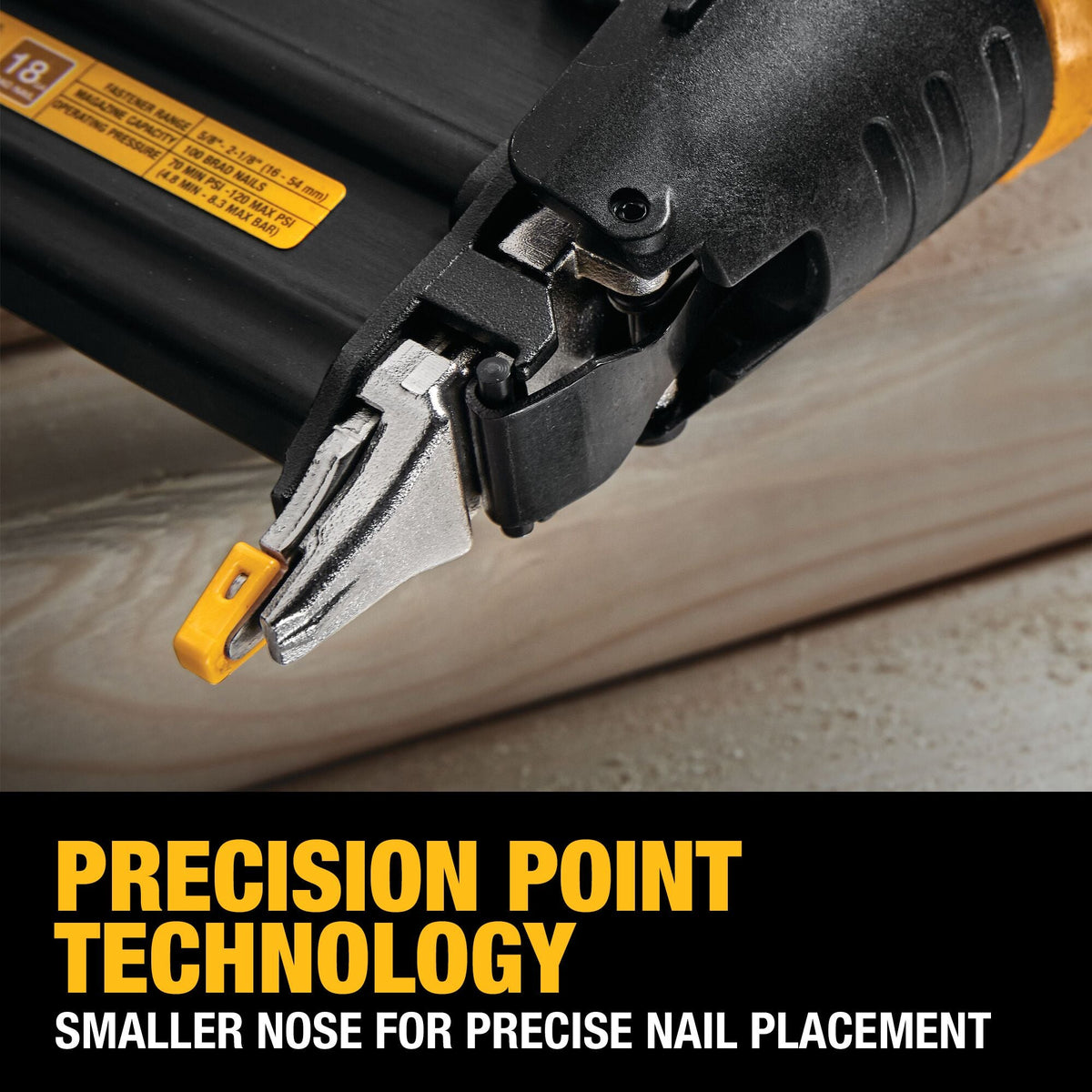 DEWALT 18 GA Precision Point Brad Nailer – Reconditioned