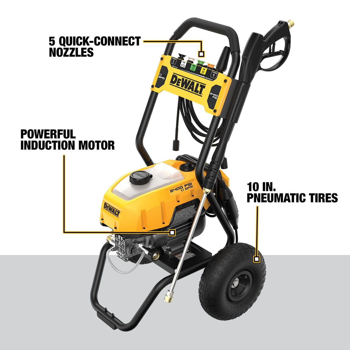 DEWALT 2400 PSI 1.1 GPM Electric Pressure Washer – Reconditioned