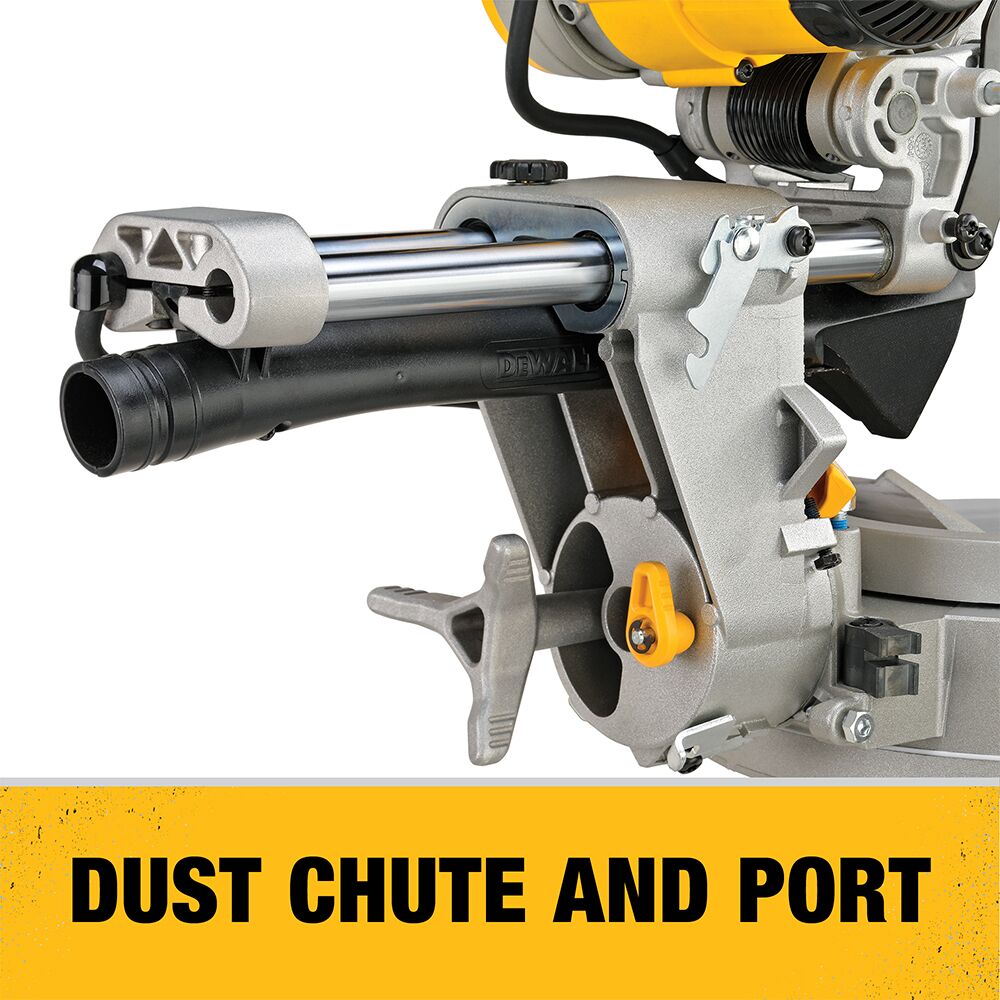Sierra ingletadora deslizante de doble bisel DEWALT de 12 pulgadas (305 mm) – Reacondicionada