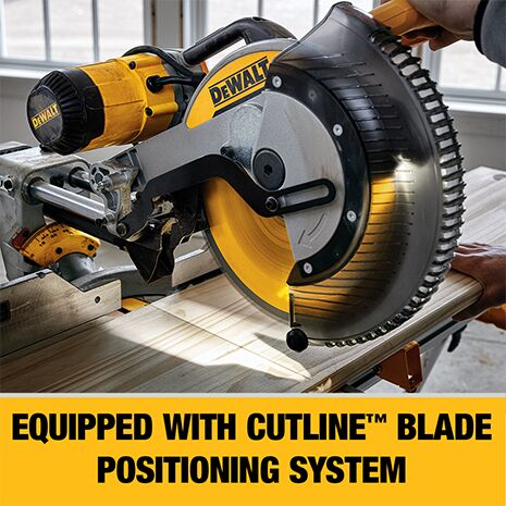 Sierra ingletadora deslizante de doble bisel DEWALT de 12 pulgadas (305 mm) – Reacondicionada