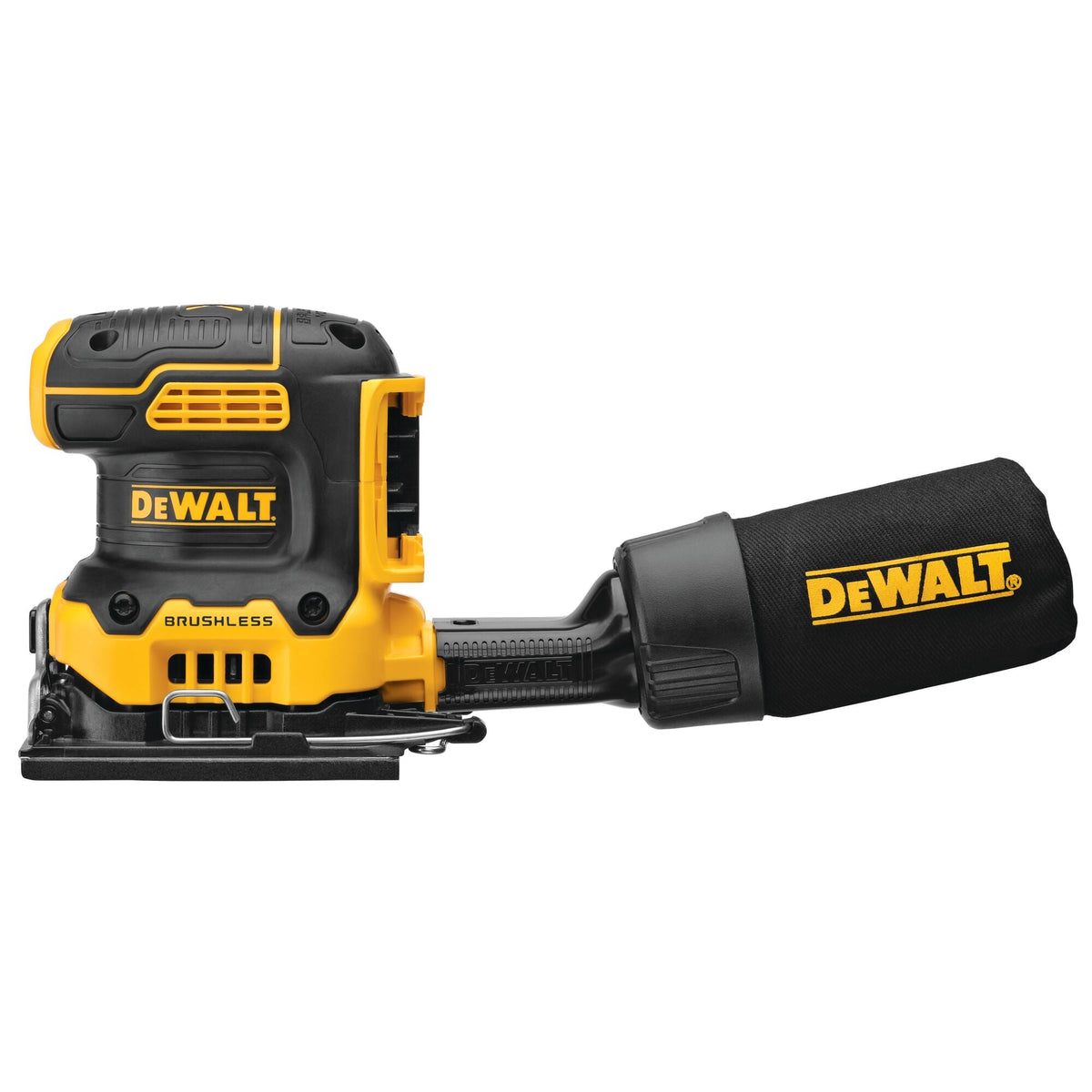 Lijadora DEWALT 20V MAX* XR sin escobillas, inalámbrica, de velocidad variable para láminas de 1/4 (solo herramienta) – Reacondicionada