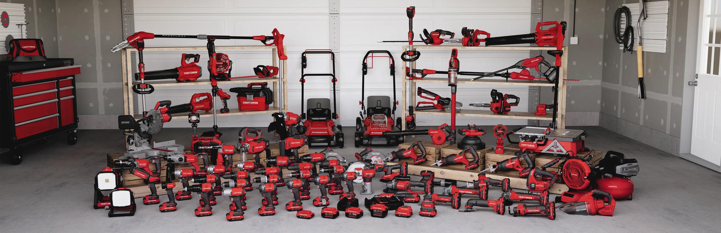 CRAFTSMAN V20 cordless tool lineup
